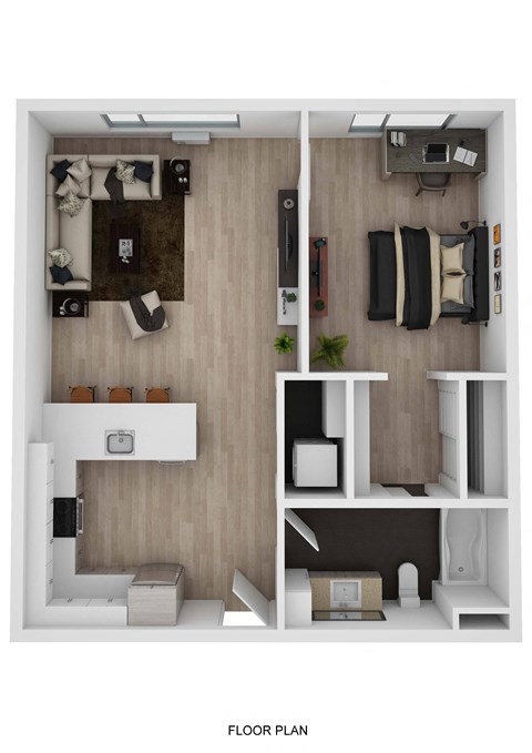 a floor plan of a 1 bedroom apartment at the chelsea in columbus oh